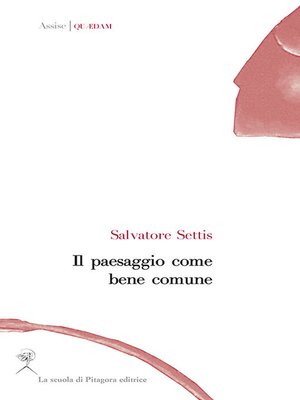 cover image of Il paesaggio come bene comune